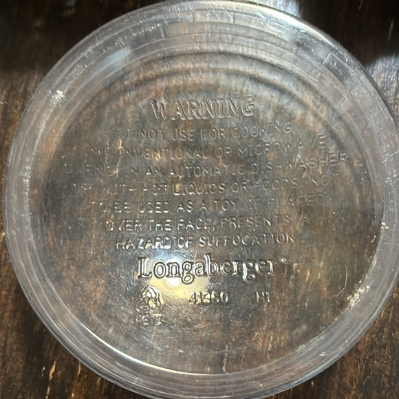 Authentic Longaberger Basket with Sweet Floral Fabric Liner!  Like New! 💐 - Picture 10 of 12